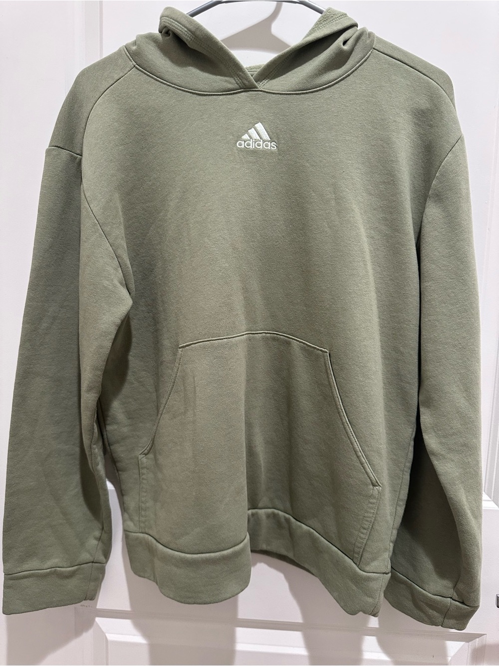 Adidas Women’s Olive Green Hoodie Sweatshirt